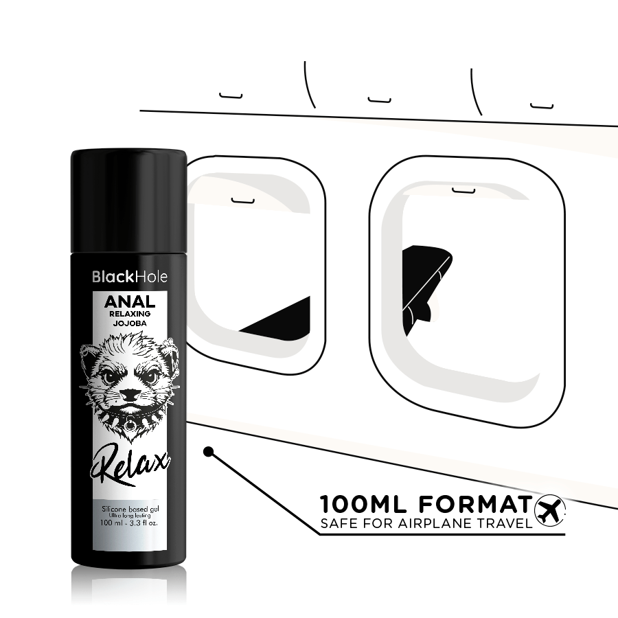 BLACK HOLE – RELAXANT ANAL JOJOBA RELAX BASE SILICONE 100 ML