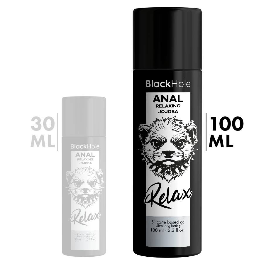 BLACK HOLE – RELAXANT ANAL JOJOBA RELAX BASE SILICONE 100 ML