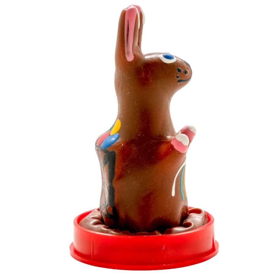 CONDOMERIE – PRÉSERVATIFS FANTAISIE PEINTS À LA MAIN LAPIN DE PÂQUES