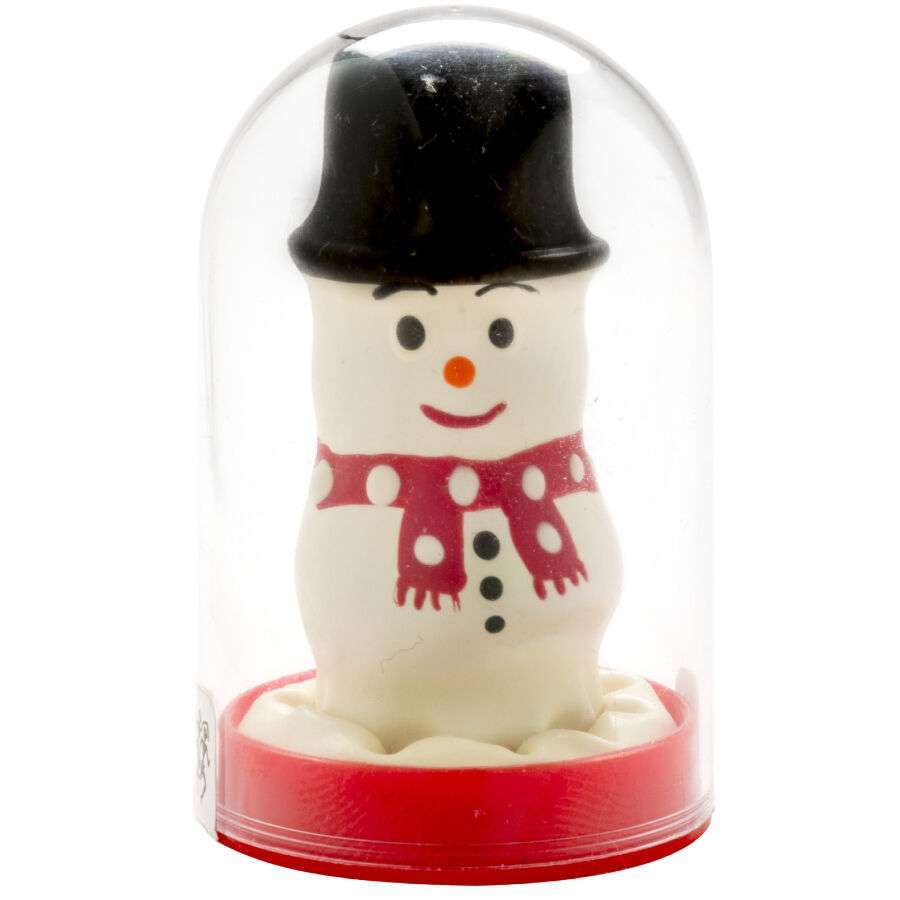 CONDOMERIE – PRÉSERVATIFS FANTAISIE PEINTS À LA MAIN BONHOMME DE NEIGE