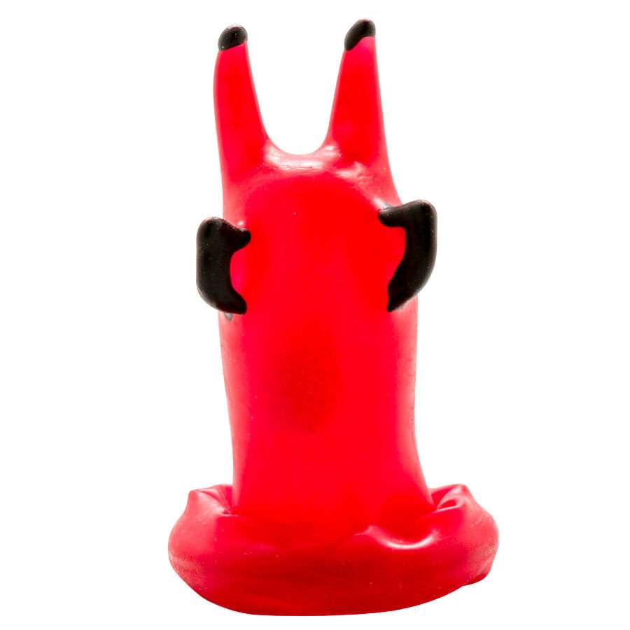 CONDOMERIE – PRÉSERVATIFS FANTAISIE PEINTS À LA MAIN RED DEVIL