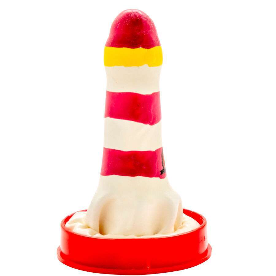 CONDOMERIE – PRÉSERVATIFS FANTAISIE PEINTS À LA MAIN PHARE