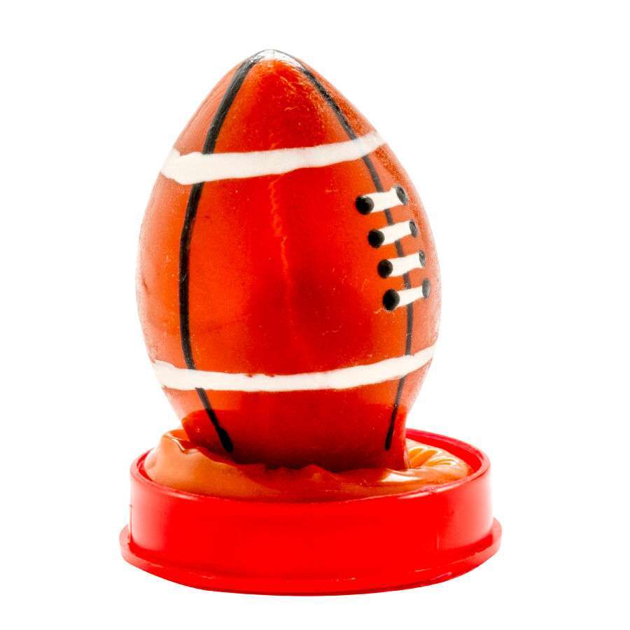 CONDOMERIE – PRÉSERVATIFS FANTAISIE PEINTS À LA MAIN BALLON DE RUGBY