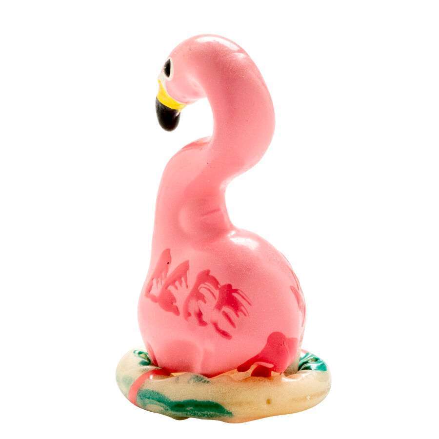 CONDOMERIE – PRÉSERVATIFS FANTAISIE PEINTS À LA MAIN ROSE FLAMANT