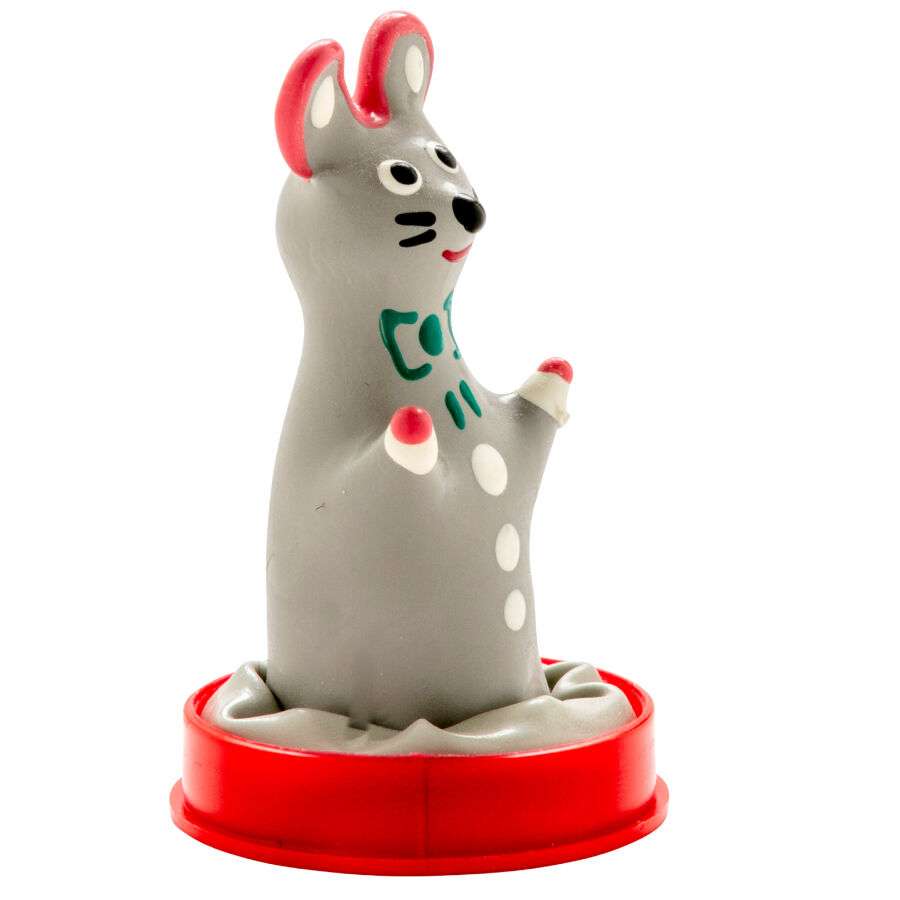 CONDOMERIE – PRÉSERVATIFS FANTAISIE PEINTS À LA MAIN MODÈLE SOURIS 1