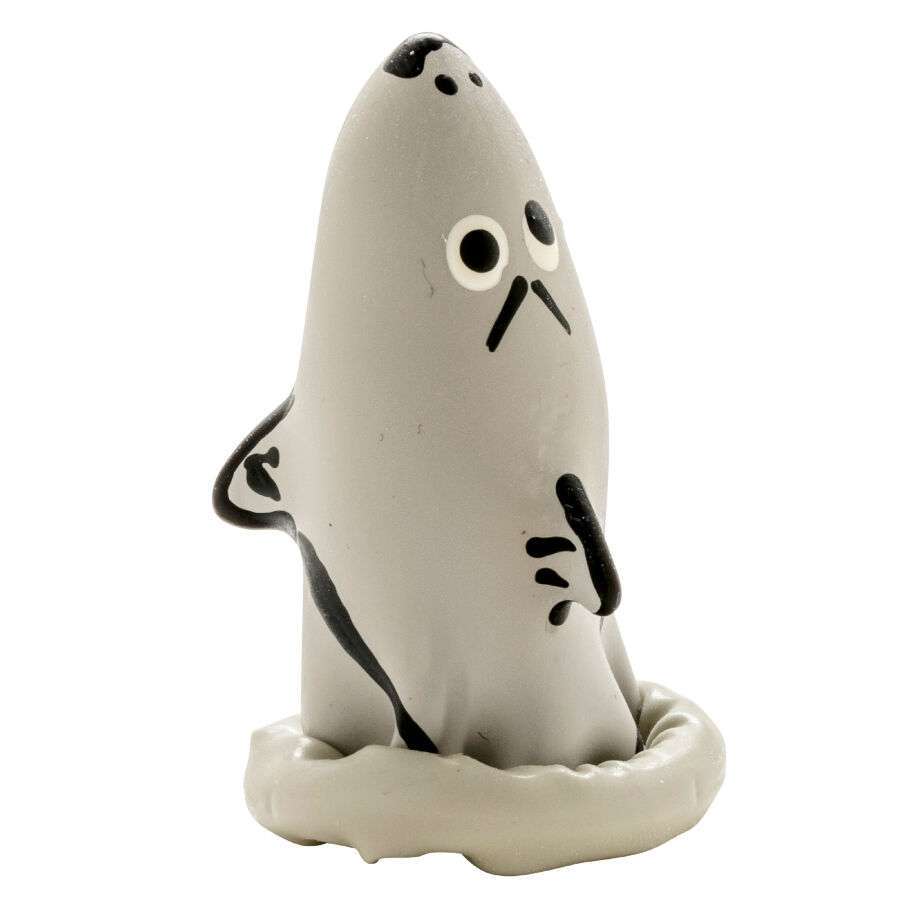 CONDOMERIE – PRÉSERVATIFS FANTAISIE PEINTS À LA MAIN MODÈLE REQUIN 1