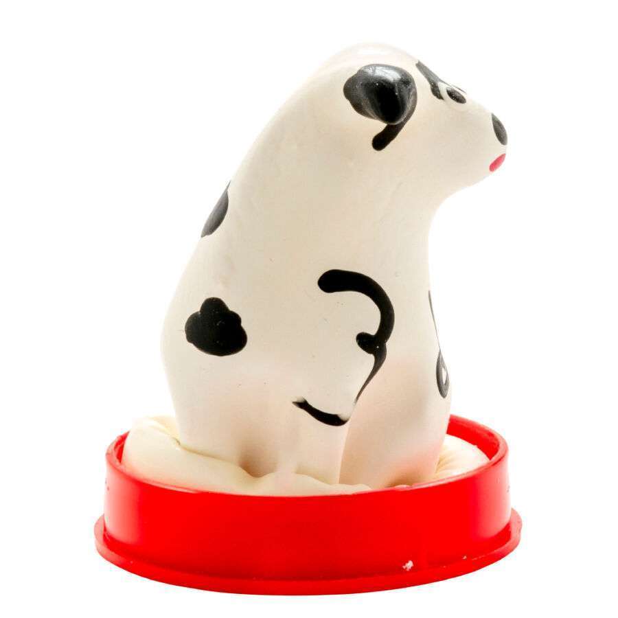 CONDOMERIE – PRÉSERVATIFS FANTAISIE PEINTS À LA MAIN CHIEN DALMATIEN