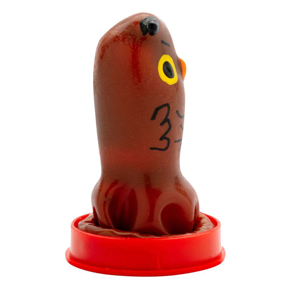 CONDOMERIE – PRÉSERVATIFS FANTAISIE PEINTS À LA MAIN HIBOU