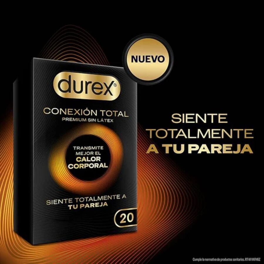 DUREX – CONNEXION TOTALE ULTRA FINE PLUS SANS LATEX 20 UNITÉS