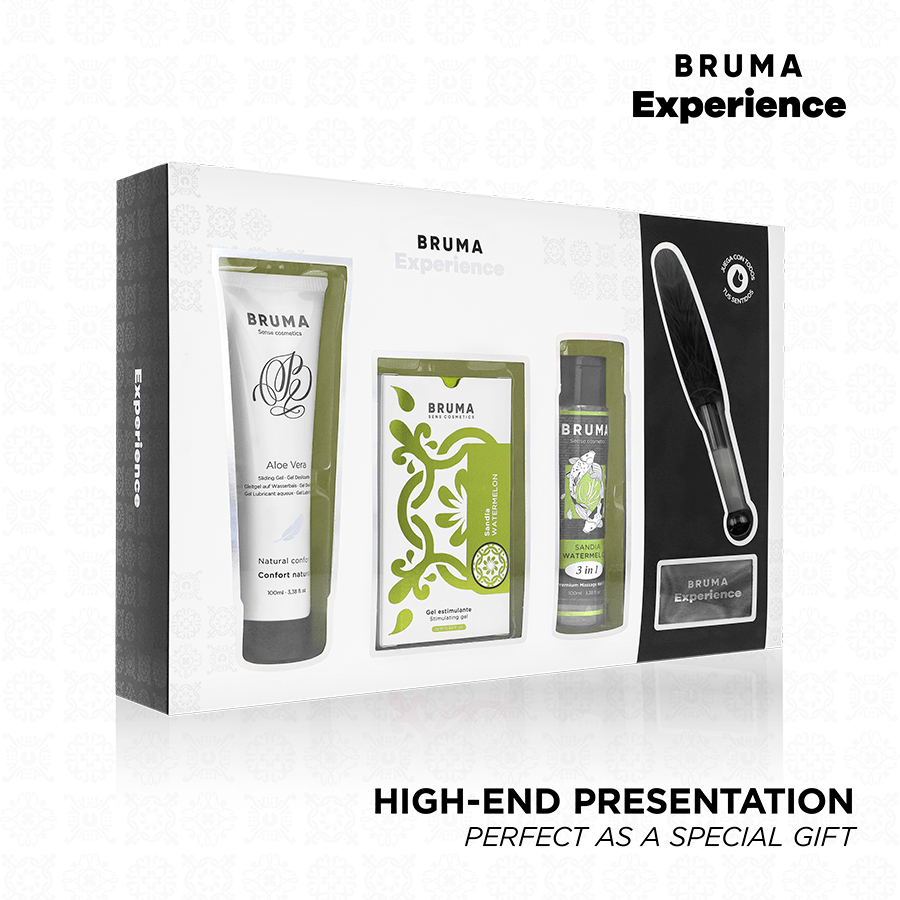 BRUMA XPERIENCE – KIT TENTATION PASTÈQUE DOUCE AVEC AMPLIFICATEUR DORGASME