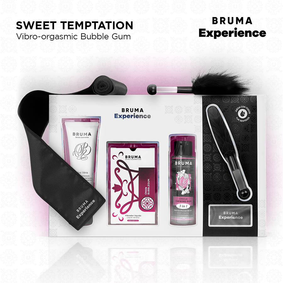 BRUMA XPERIENCE – KIT TENTATION DE GOMME SUCRÉE VIBRO-ORGASMIQUE