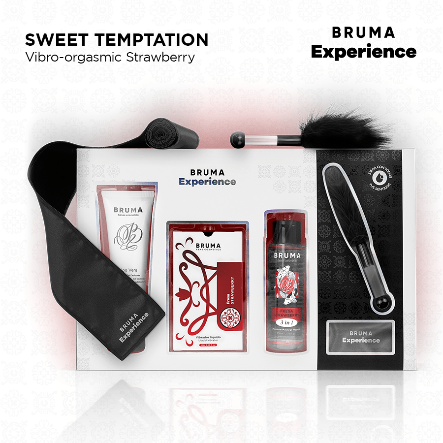 BRUMA XPERIENCE – KIT TENTATION VIBRO-ORGASMIQUE À LA FRAISE DOUCE