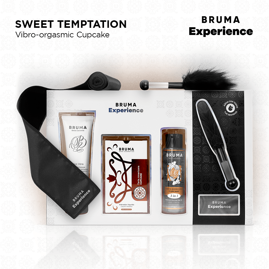 BRUMA XPERIENCE – KIT TENTATION DOUCE GÂTEAU AMÉRICAIN VIBRO-ORGASMIQUE