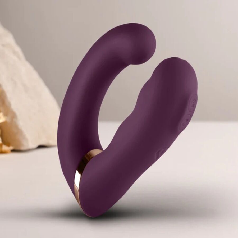 ROCKS-OFF – GEMINI DOUBLE VIBRATEUR STIMULATEUR DE CLITORIS POINT G VIOLET