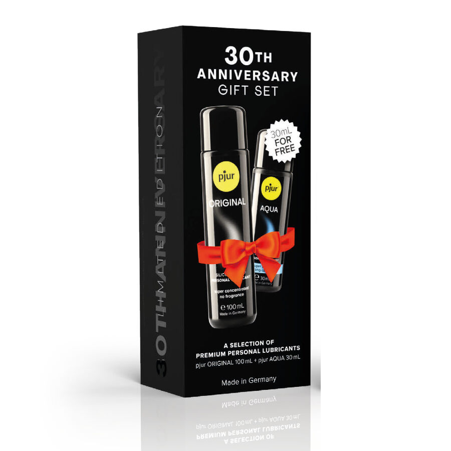 PJUR – COFFRET 30E ANNIVERSAIRE PJUR ORIGINAL 100 ML + PJUR AQUA 30 ML EN CADEAU