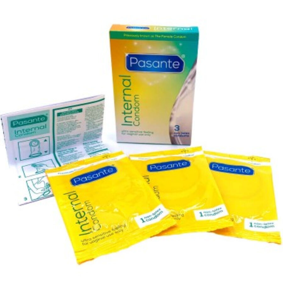 PASANTE – INTERNE PRÉSERVATIF SANS LATEX 3 UNITÉS