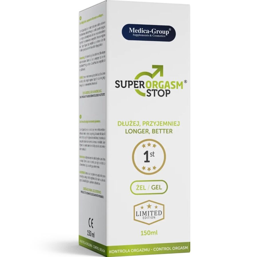 MEDICA GROUP – SUPER ORGASM STOP GEL INTIME POUR HOMMES 150 ML