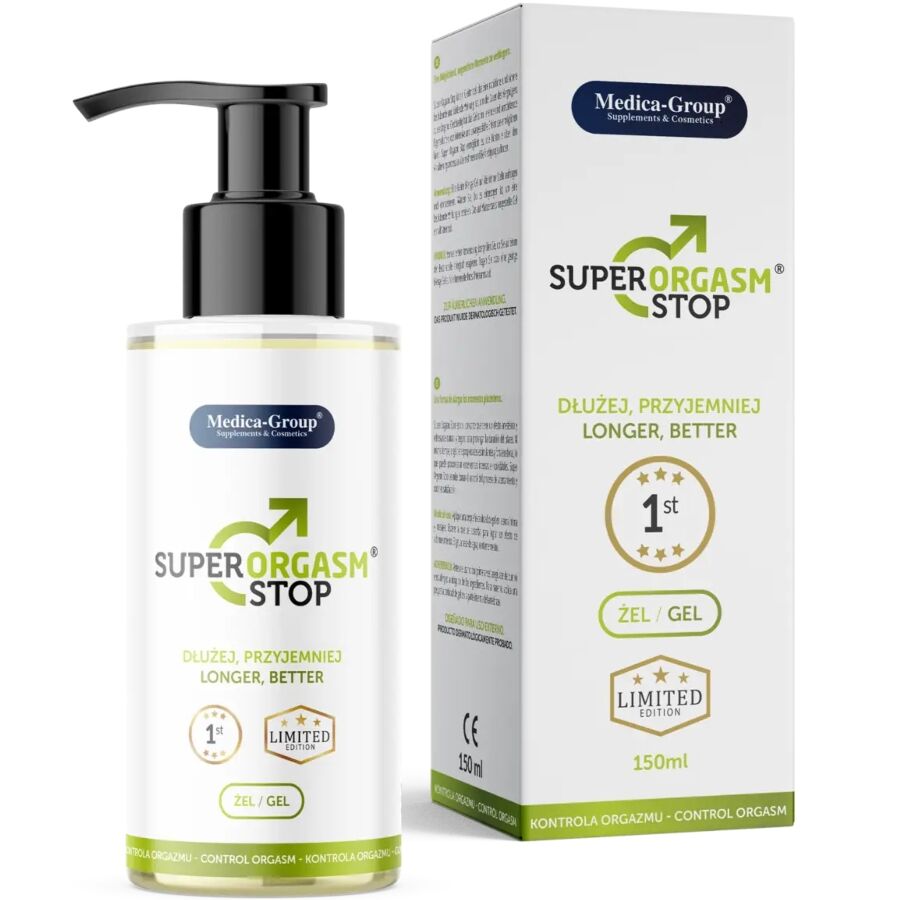 MEDICA GROUP – SUPER ORGASM STOP GEL INTIME POUR HOMMES 150 ML