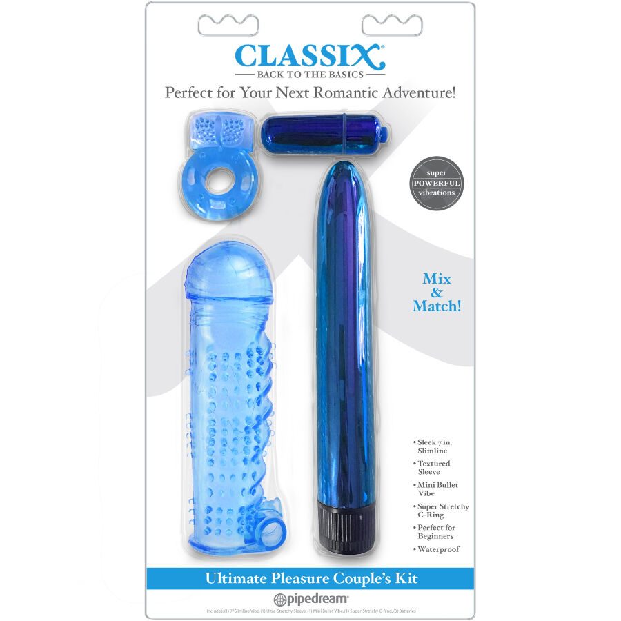 CLASSIX – KIT DE PLAISIR ULTIME POUR COUPLES AZUL