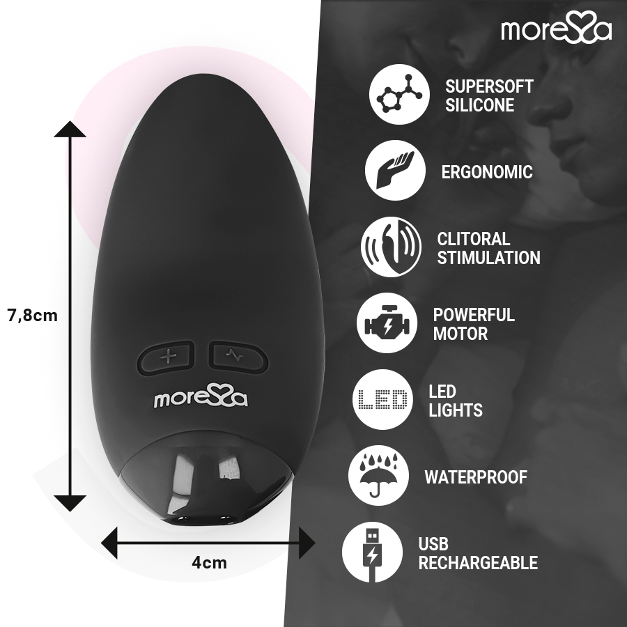 MORESSA – VIBRATEUR BLOSSOM NOIR