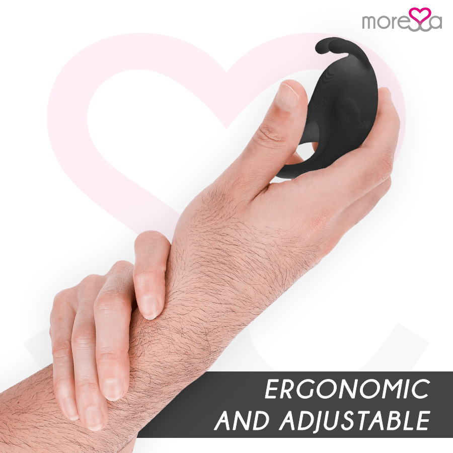 MORESSA – BRAD PREMIUM SILICONE RECHARGEABLE NOIR