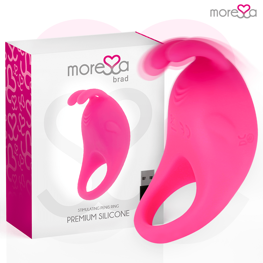 MORESSA – BRAD PREMIUM SILICONE RECHARGEABLE ROSE