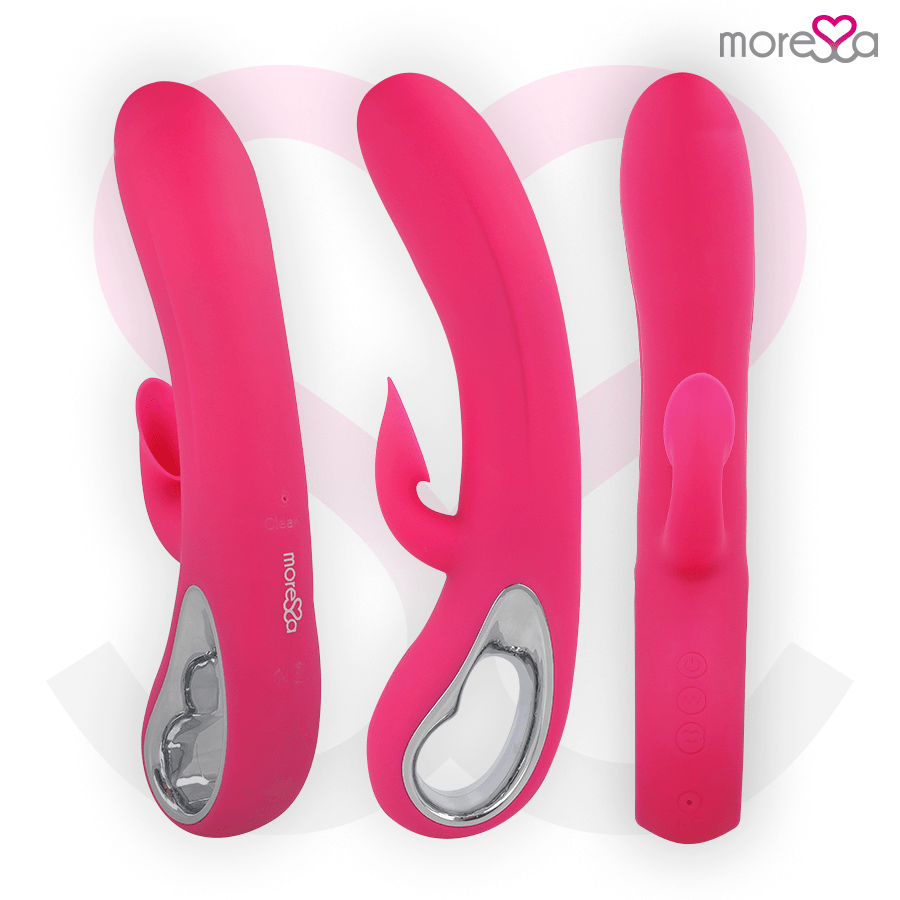 MORESSA – DUSTIN ONDES STIMULANTES CLITORIALES ET VIBRATIONS PUISSANTES SILICONE PREMIUM RECHARGEABLE