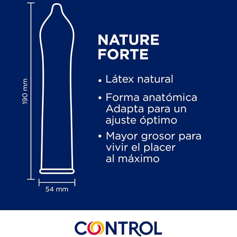 CONTROL – PRÉSERVATIFS NATURE FORTE 144 UNITÉS