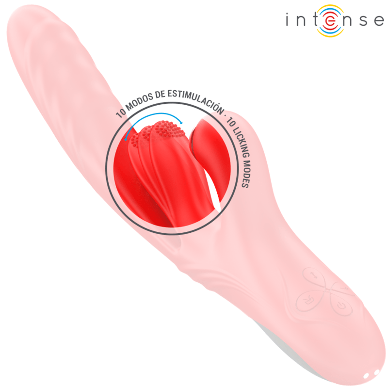 INTENSE – KAROL VIBRATEUR MULTIFONCTION POUSSÉE  STIMULATION  ONDES STIMULANTES ROUGE