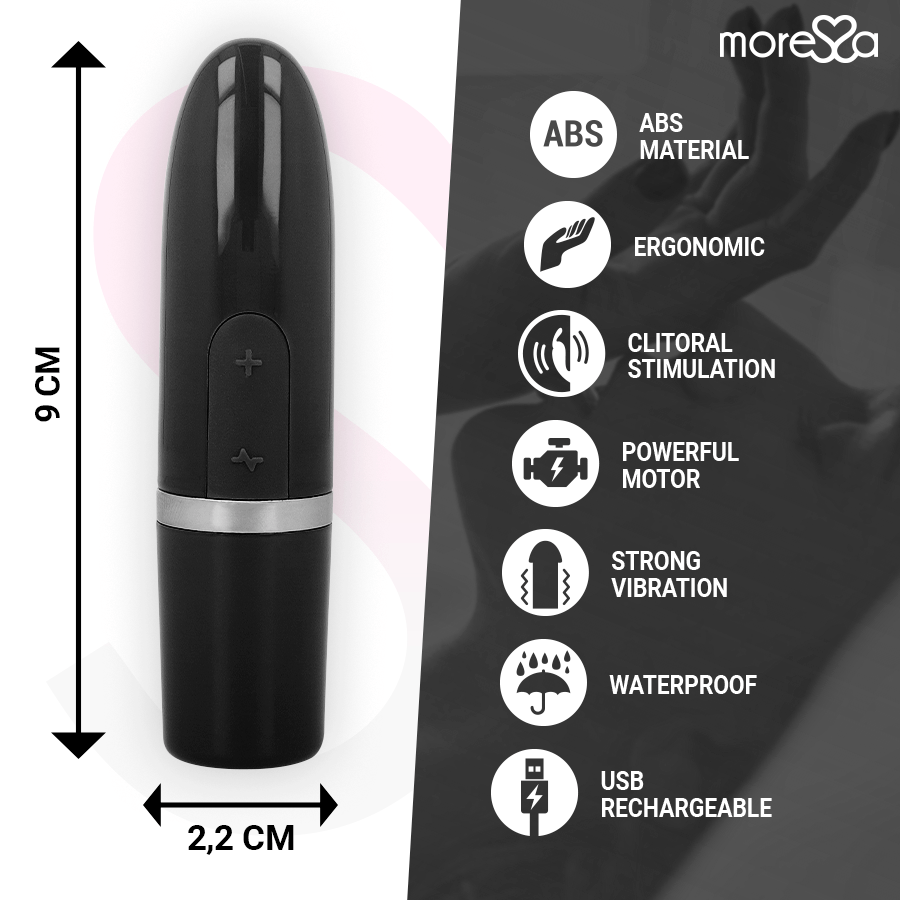 MORESSA – IVY VIBRATEUR STIMULATEUR VOYAGE NOIR