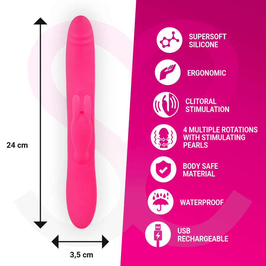 MORESSA – VIBRATEUR SOMER PREMIUM  ROTATIONS MULTIPLES
