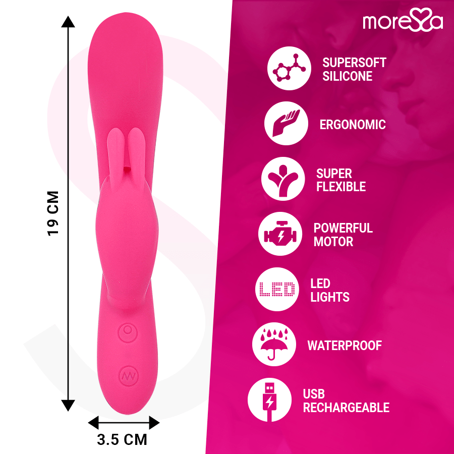 MORESSA – TELMO RECHARGEABLE EN SILICONE PREMIUM