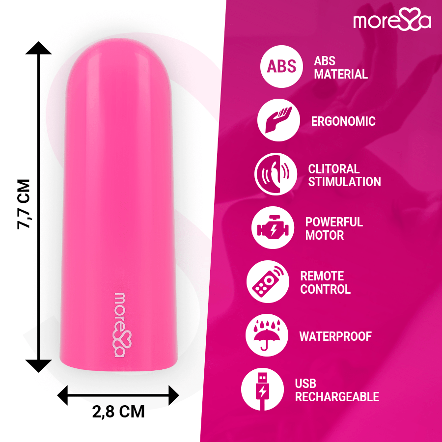 MORESSA – NIX VIBRATEUR TÉLÉCOMMANDE ROSE