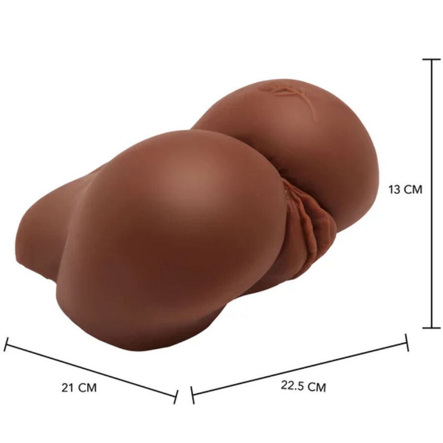 ACT – MASTURBATEUR RÉALISTE BIG ASS AVEC VIBRATEUR MARRON