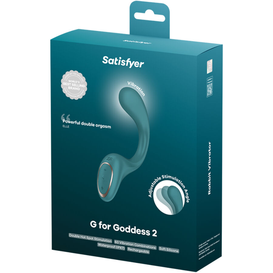 SATISFYER – G FOR FODDES 2 VIBRATEUR LAPIN BOUTEILLE VERTE