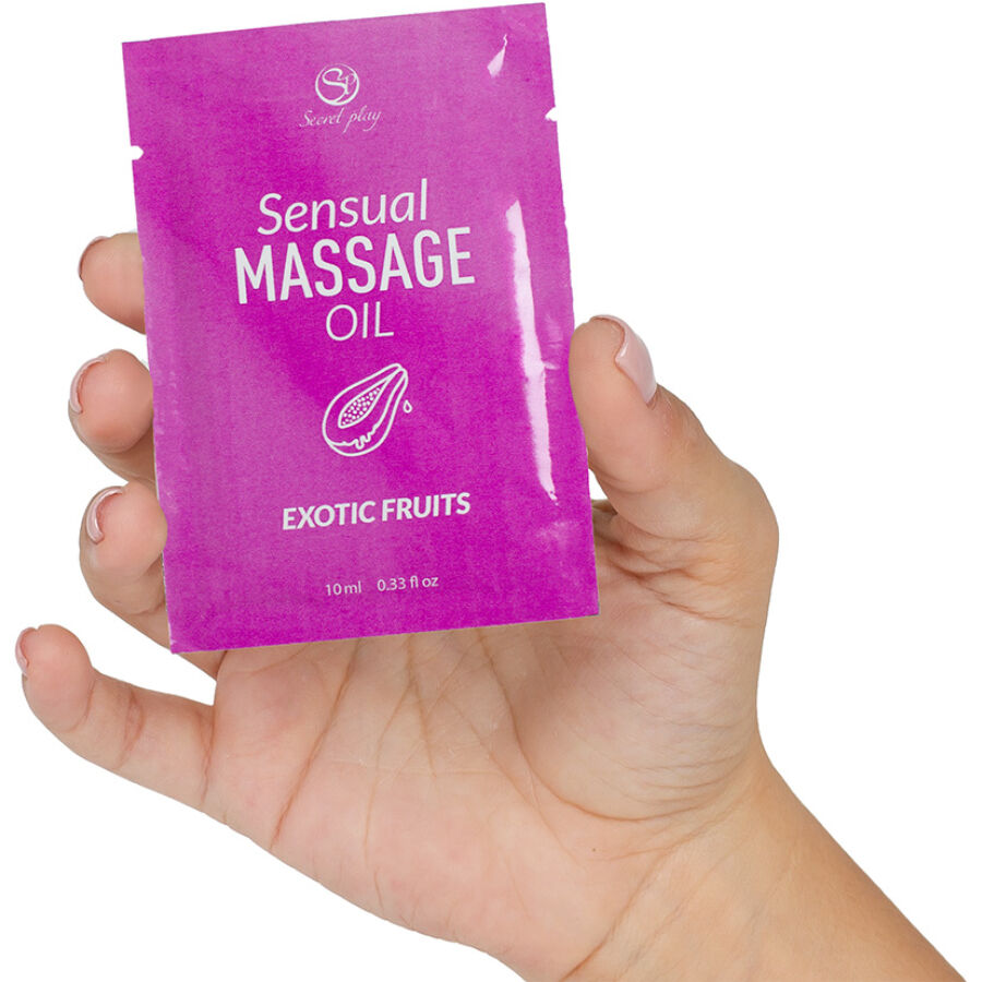 SECRETPLAY – HUILE DE MASSAGE MONODOSE AUX FRUITS EXOTIQUES 10 ML