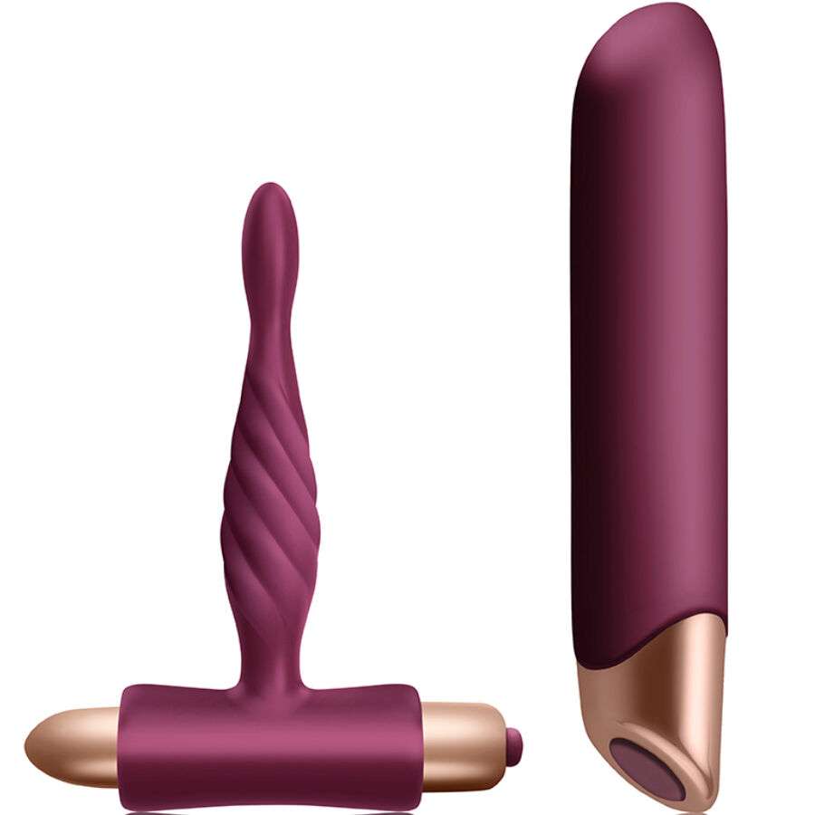 CLIMAXIMUM – KIT RAPTURE VIBRATEUR CLASSIQUE + PLUG ANAL DÉBUTANT