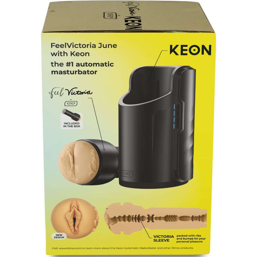 KIIROO – KEON WIFI COMBO VICTORIA JUNE MASTURBATEUR AUTOMATIQUE + FEEL STROKER