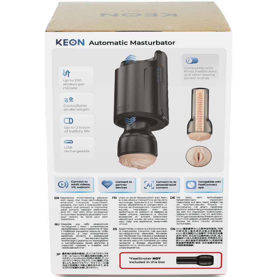 KIIROO – MASTURBATEUR AUTOMATIQUE WIFI KEON