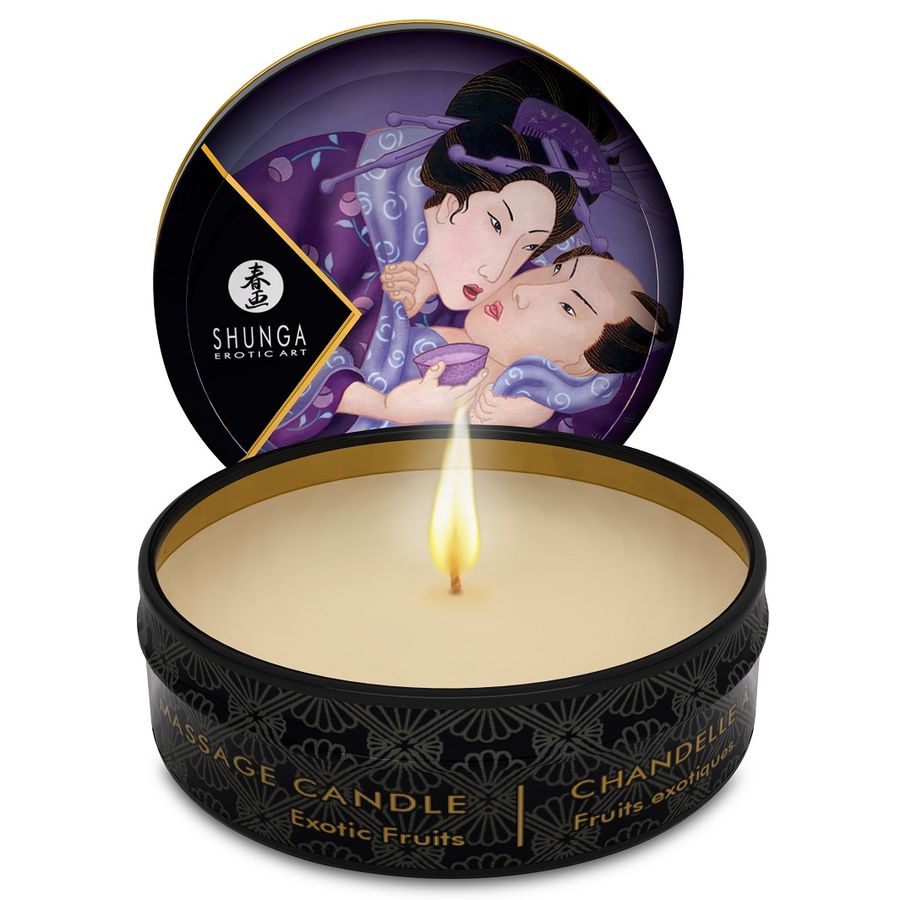 SHUNGA – MINI CARESSE À LA BOUGIE PRÉSENTOIR BOUGIES DE MASSAGE 24 UNITÉS