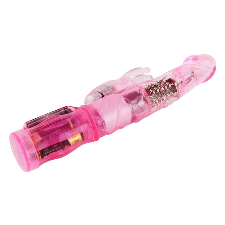 BAILE – MINI ROTATEUR LAPIN ROSE AVEC SUPERSTIMULATEUR