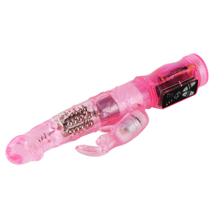 BAILE – MINI ROTATEUR LAPIN ROSE AVEC SUPERSTIMULATEUR