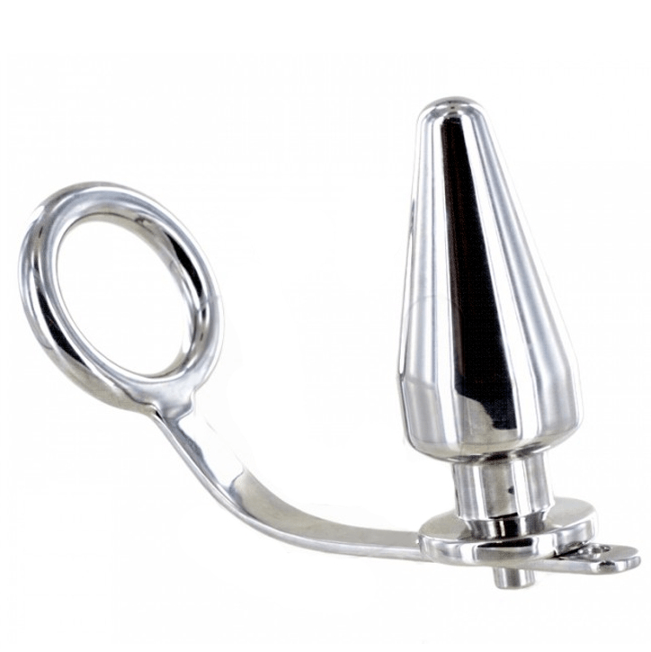 METAL HARD – ANNEAU EN ACIER AVEC PLUG ANAL 80 X 55 MM