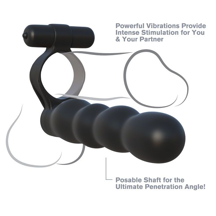 FANTASY C-RINGZ – PÉNÉTRATEUR DOUBLE POSABLE