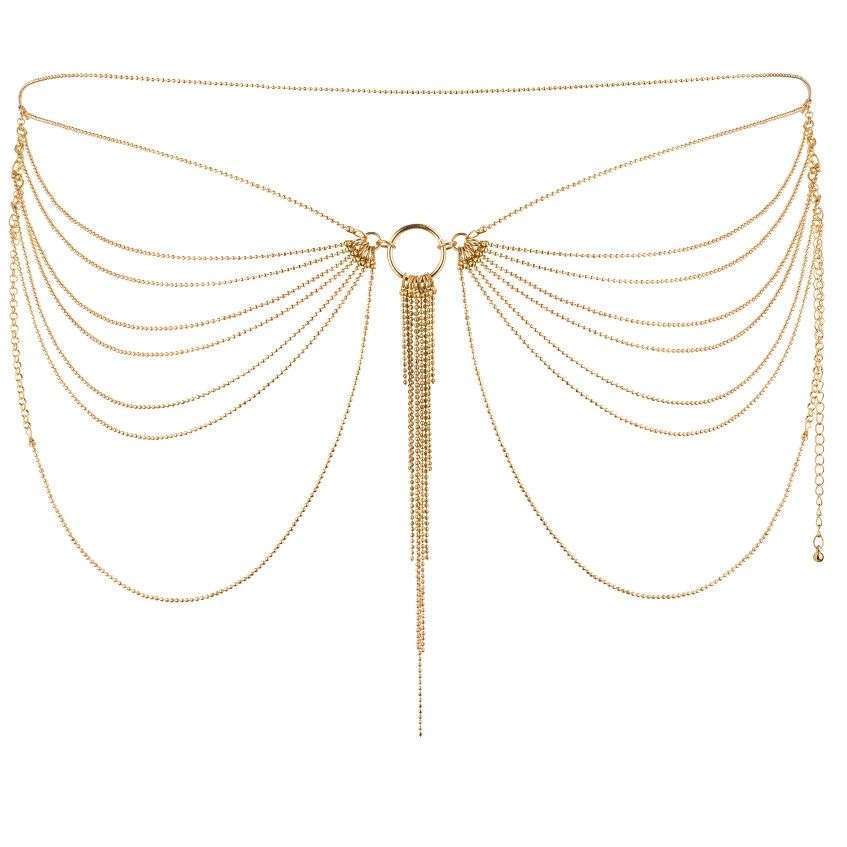 BIJOUX – MAGNIFIQUE BIJOU CHAÎNE MÉTAL POUR TAILLE DORÉE