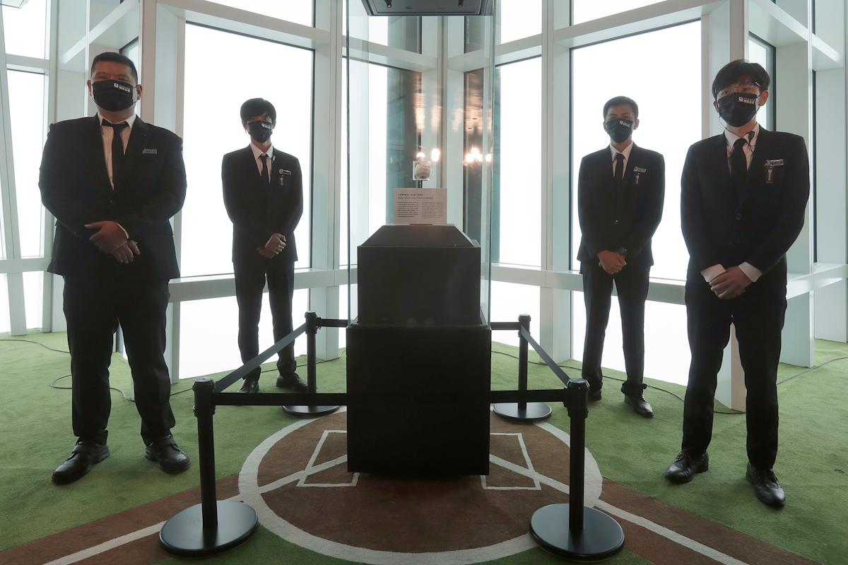 大谷翔平の50-50ボールが台湾の観光名所に 大谷翔平の50-50ボールが台湾の観光名所に