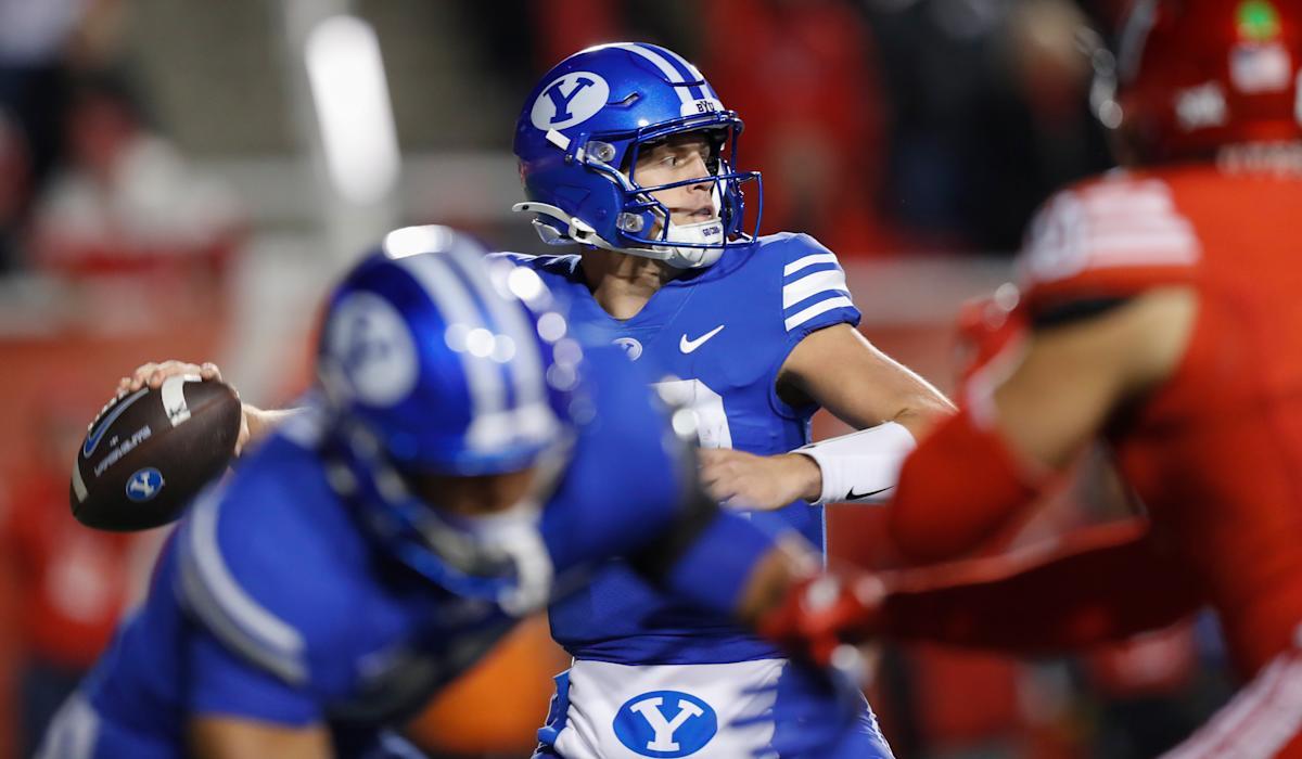 ナンバー9のBYUが物議を醸したPKが決勝弾となり、終了間際のフィールドゴールでユタを22-21で圧倒した ナンバー9のBYUが物議を醸したPKが決勝弾となり、終了間際のフィールドゴールでユタを22-21で圧倒した