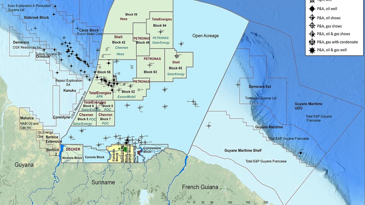エクソンモービル、スリナムのブロック52の権益50%をペトロナスに譲渡 エクソンモービル、スリナムのブロック52の権益50%をペトロナスに譲渡