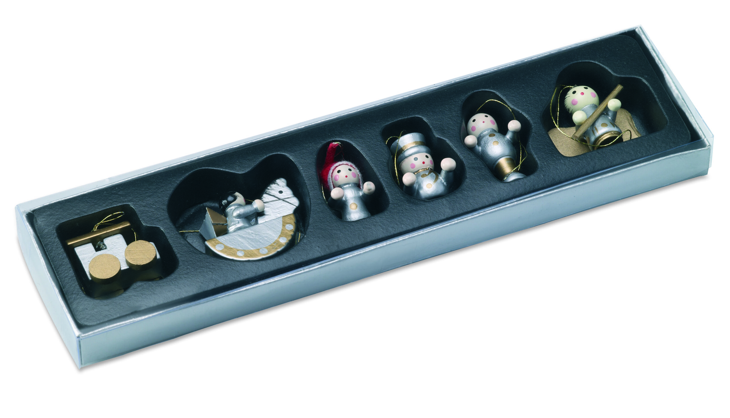 Set de 6 décorations de Noël.