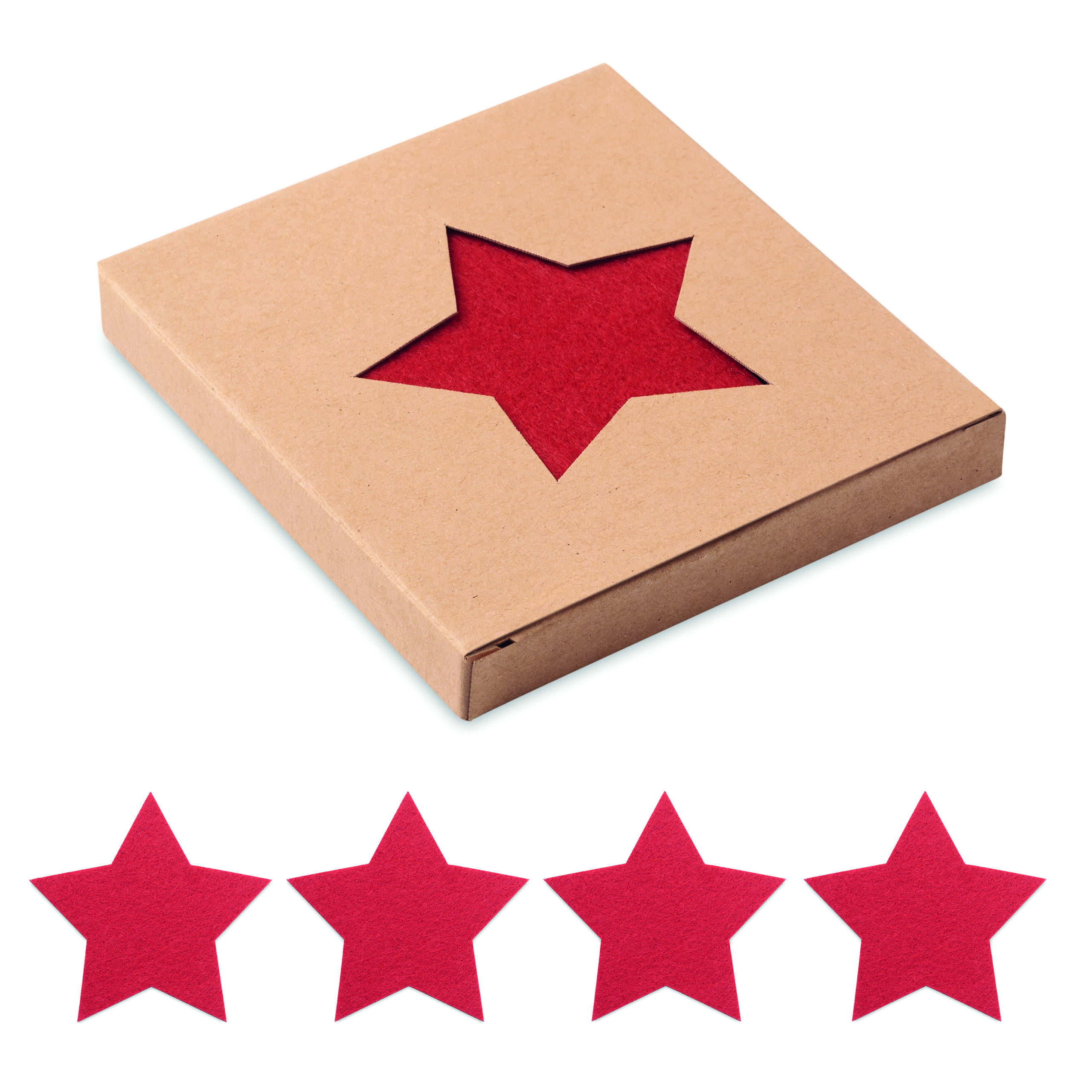 Sous verres en feutre RPET